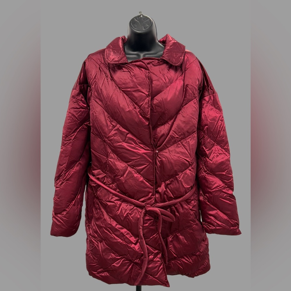 Burgundy 3X Women’s Winter Coat